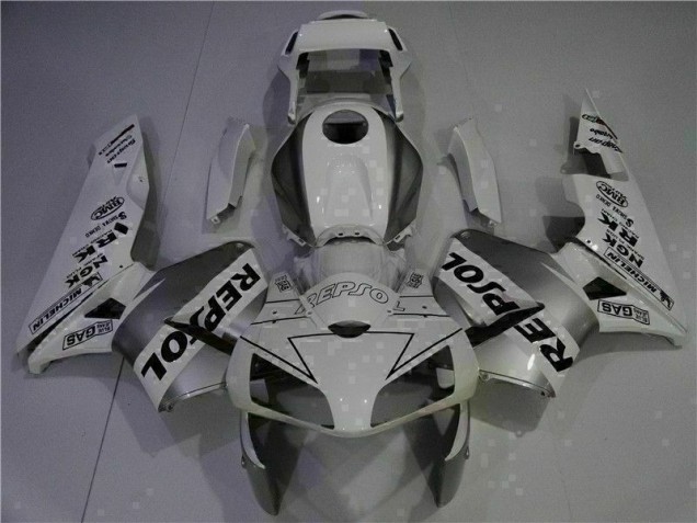 Blanco Repsol Inyección Kit Carenado Honda CBR 600 RR 2003-2004