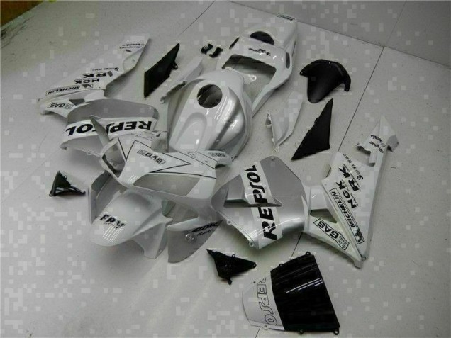 Blanco Repsol Kit Carenado Inyección Honda CBR 600 RR 2003-2004 Blanco Repsol Kit Carenado Inyección Honda CBR 600 RR 2003-2004