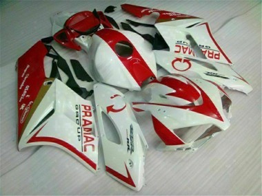 Blanco Rojo ABS Kits Carenado Honda CBR 1000 RR 2004-2005