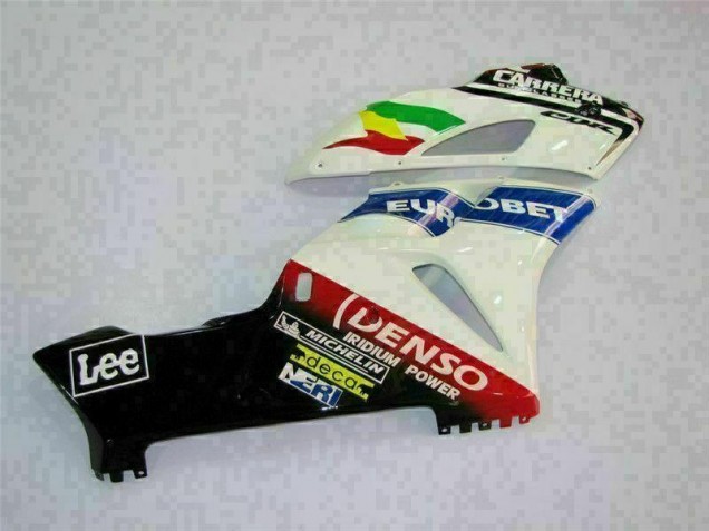 Blanco Rojo ABS Plástica Honda CBR 1000 RR 2004-2005