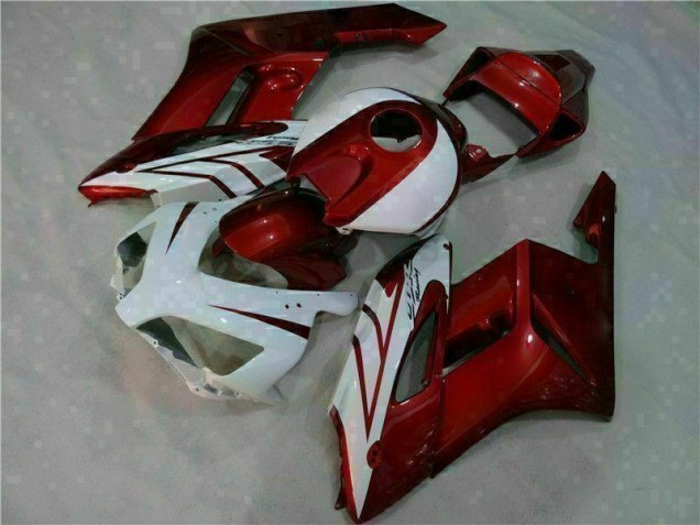 Blanco Rojo ABS Plástico Honda CBR 1000 RR 2004-2005