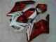 Blanco Rojo ABS Plástico Honda CBR 1000 RR 2004-2005