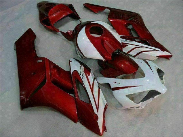 Blanco Rojo ABS Plástico Honda CBR 1000 RR 2004-2005