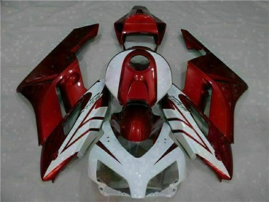 Blanco Rojo ABS Plástico Honda CBR 1000 RR 2004-2005