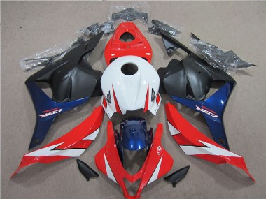 Blanco Rojo Azul Carenado Honda CBR 600 RR 2009-2012