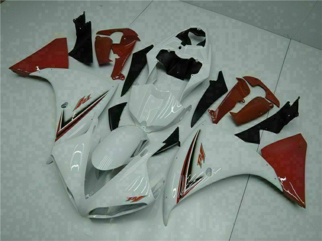Blanco Rojo Carenado Yamaha R1 2009-2011 Blanco Rojo Carenado Yamaha R1 2009-2011