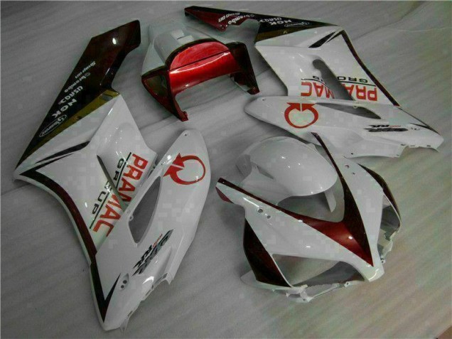 Blanco Rojo Kit Carenado Honda CBR 1000 RR 2004-2005