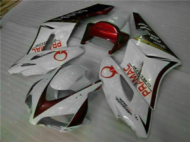 Blanco Rojo Kit Carenado Honda CBR 1000 RR 2004-2005