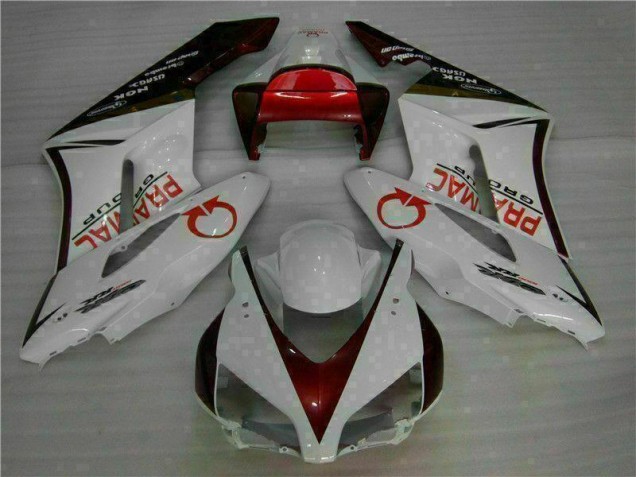 Blanco Rojo Kit Carenado Honda CBR 1000 RR 2004-2005