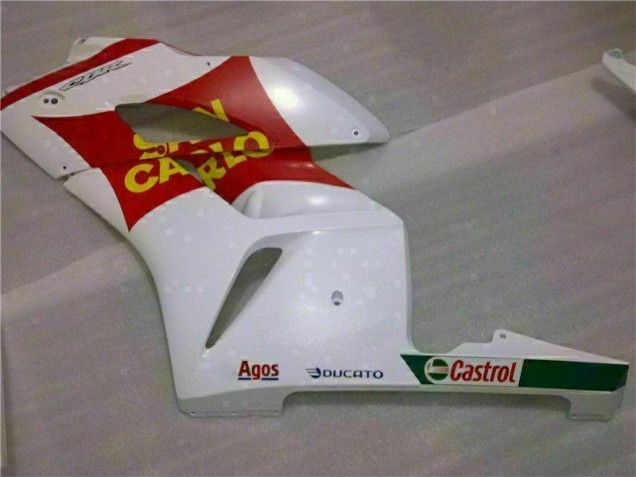 Blanco Rojo Kits Completo Carenado ABS Honda CBR 1000 RR 2004-2005