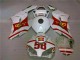 Blanco Rojo Kits Completo Carenado ABS Honda CBR 1000 RR 2004-2005