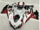 Blanco Rojo Negro Carenado Suzuki GSXR 600 / 750 K8 2008-2010 Blanco Rojo Negro Carenado Suzuki GSXR 600 / 750 K8 2008-2010