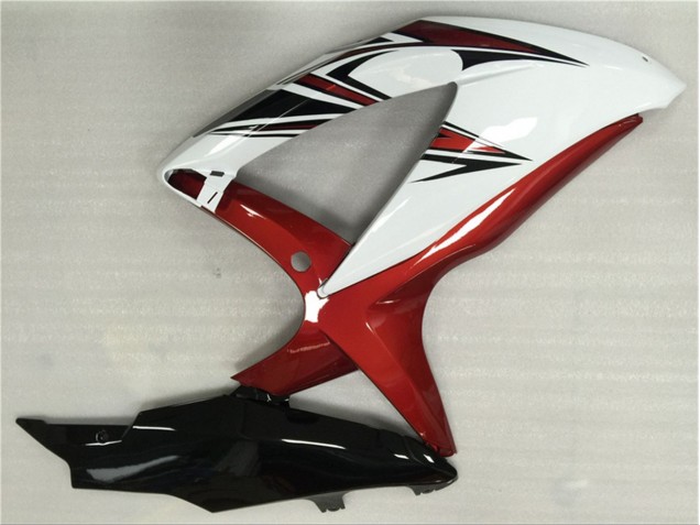 Blanco Rojo Negro Carenado Suzuki GSXR 600 / 750 K8 2008-2010 Blanco Rojo Negro Carenado Suzuki GSXR 600 / 750 K8 2008-2010