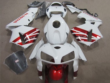 Blanco Rojo Negro Kits Completo Carenado Honda CBR 1000 RR 2004-2005