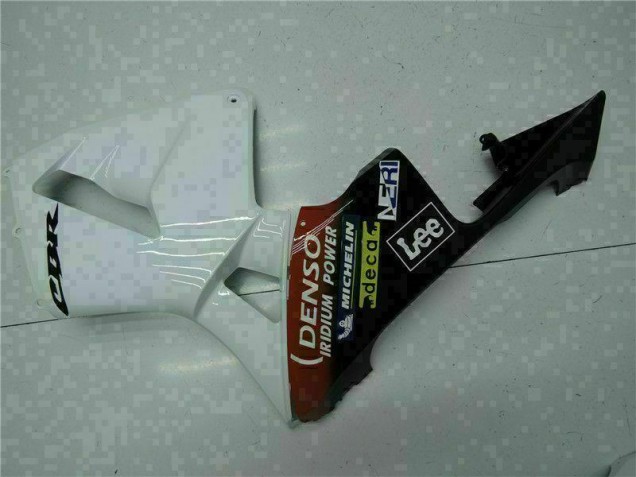 Blanco Rojo Negro Lee Carenado Honda CBR 600 RR 2005-2006 Blanco Rojo Negro Lee Carenado Honda CBR 600 RR 2005-2006