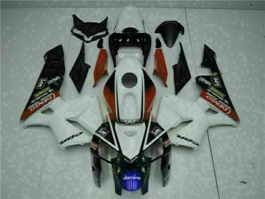 Blanco Rojo Negro Lee Carenado Honda CBR 600 RR 2005-2006