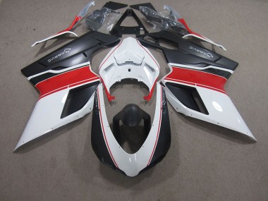 Blanco Rojo Negro Marvic Carenado Ducati 848 2007-2014