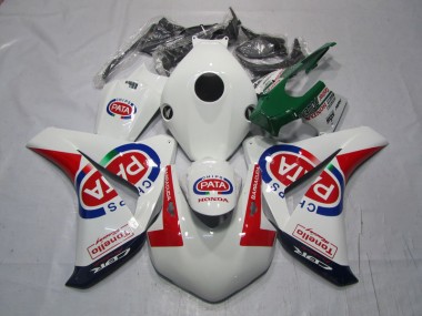 Blanco Rojo PATA Carenado & Plástico Honda CBR 1000 RR 2008-2011