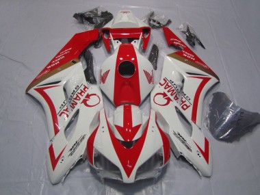 Blanco Rojo PRAMAC Carenado Honda CBR 1000 RR 2004-2005