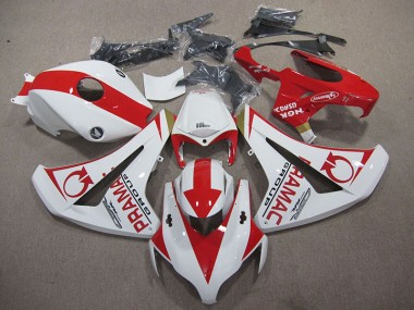 Blanco Rojo PRAMAC Carenado Honda CBR 1000 RR 2008-2011