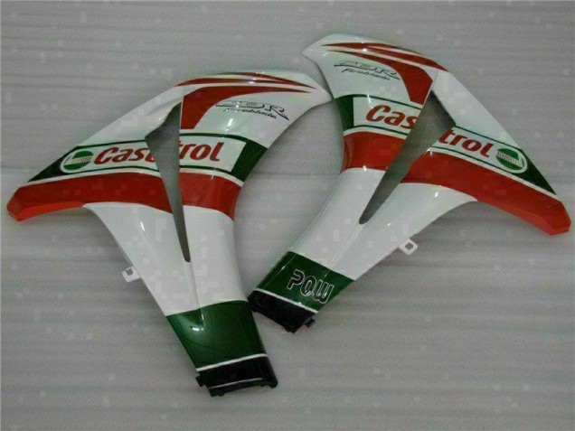 Blanco Rojo Plástica Honda CBR 1000 RR 2008-2011 Blanco Rojo Plástica Honda CBR 1000 RR 2008-2011