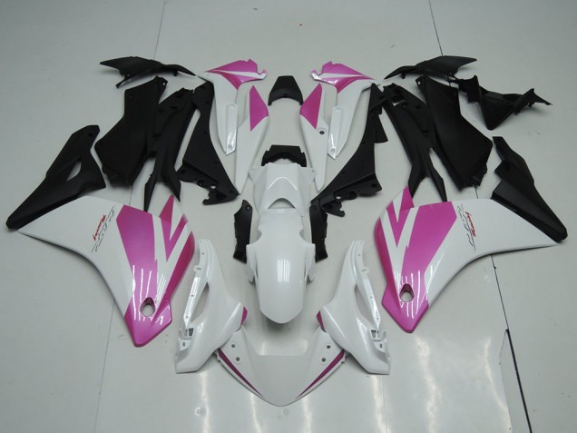 Blanco Rosa Carenado Honda CBR 250 RR 2011-2013 Blanco Rosa Carenado Honda CBR 250 RR 2011-2013