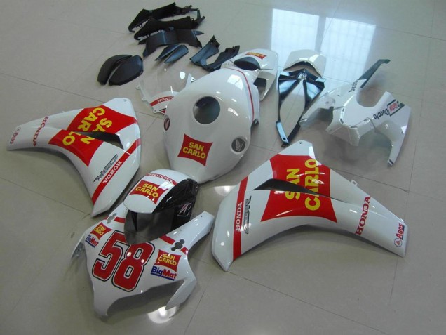 Blanco San Carlo Carenado Honda CBR 1000 RR 2008-2011 Blanco San Carlo Carenado Honda CBR 1000 RR 2008-2011