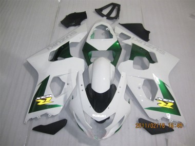 Blanco Verde Carenado Suzuki GSXR 600 K4 2004-2005