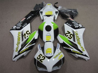 Blanco Verde Hannspree 52 Plástico Honda CBR 1000 RR 2004-2005