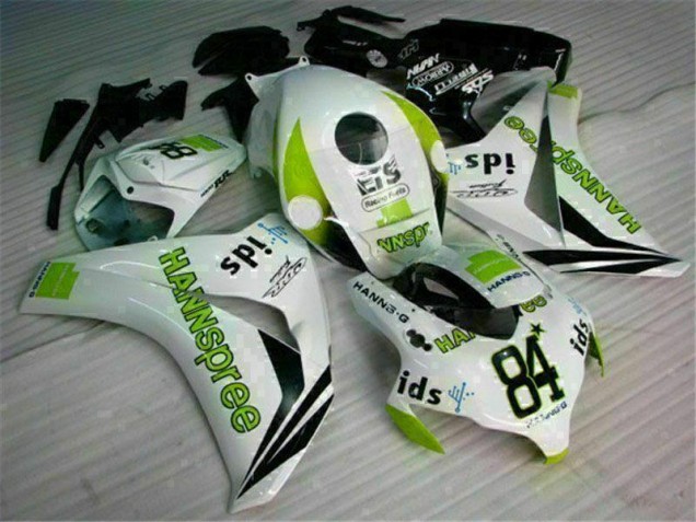 Blanco Verde Hannspree 84 Carenado Honda CBR 1000 RR 2008-2011
