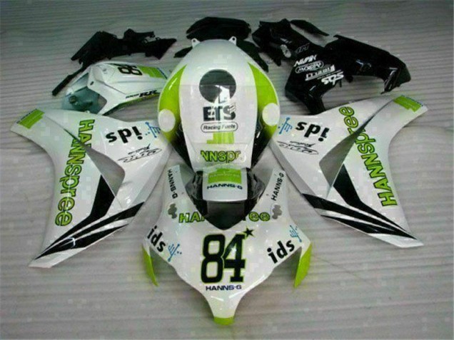 Blanco Verde Hannspree 84 Carenado Honda CBR 1000 RR 2008-2011