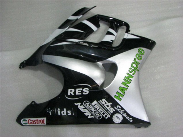 Blanco Verde Hannspree Carenado Honda CBR 600 F3 1995-1998 Blanco Verde Hannspree Carenado Honda CBR 600 F3 1995-1998