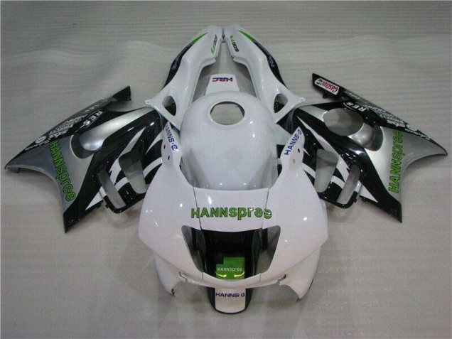 Blanco Verde Hannspree Carenado Honda CBR 600 F3 1995-1998 Blanco Verde Hannspree Carenado Honda CBR 600 F3 1995-1998