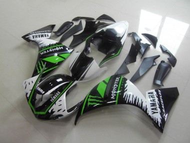 Blanco Verde Monster Carenado Yamaha R1 2009-2011