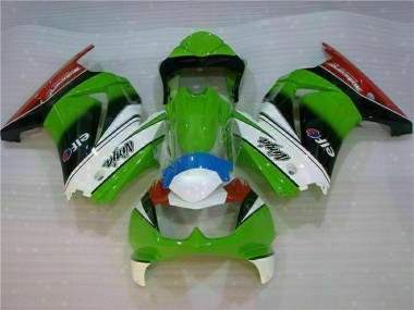 Blanco Verde Negro Ninja Carenado Kawasaki EX250 2008-2012