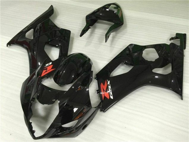 Brillante Negro ABS Carenado Suzuki GSXR 1000 K3 2003-2004 Brillante Negro ABS Carenado Suzuki GSXR 1000 K3 2003-2004