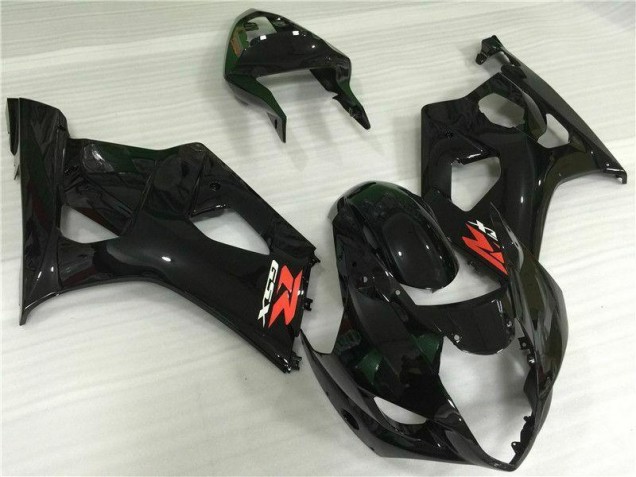 Brillante Negro ABS Carenado Suzuki GSXR 1000 K3 2003-2004 Brillante Negro ABS Carenado Suzuki GSXR 1000 K3 2003-2004