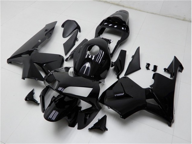 Brillante Negro ABS Kits Carenado Honda CBR 600 RR 2003-2004