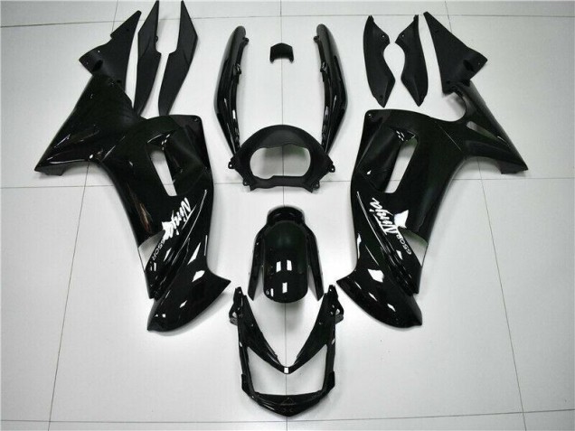 Brillante Negro Carenado Kawasaki EX650 2006-2008