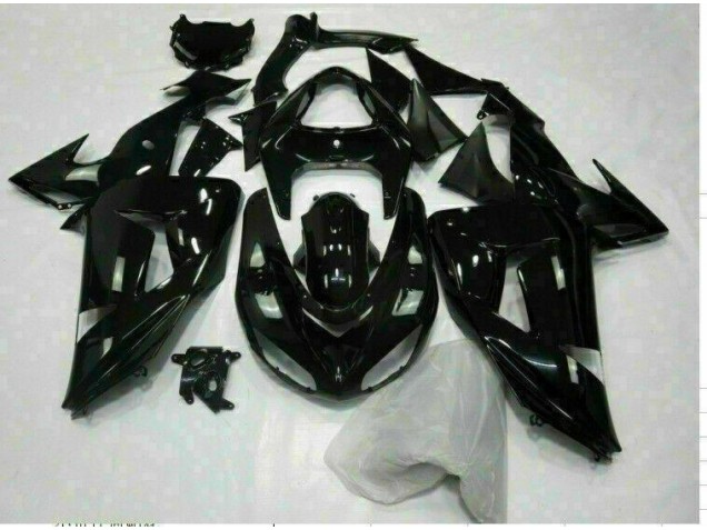Brillante Negro Carenado Kawasaki ZX10R 2006-2007 Brillante Negro Carenado Kawasaki ZX10R 2006-2007