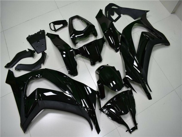 Brillante Negro Carenado Kawasaki ZX10R 2011-2015 Brillante Negro Carenado Kawasaki ZX10R 2011-2015