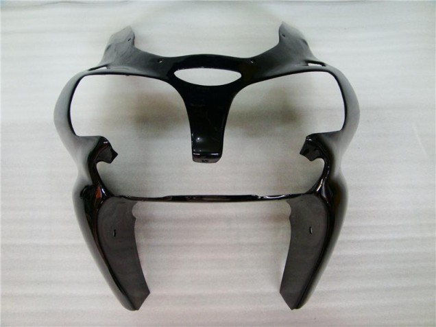 Brillante Negro Carenado Kawasaki ZX6R 2000-2002 Brillante Negro Carenado Kawasaki ZX6R 2000-2002