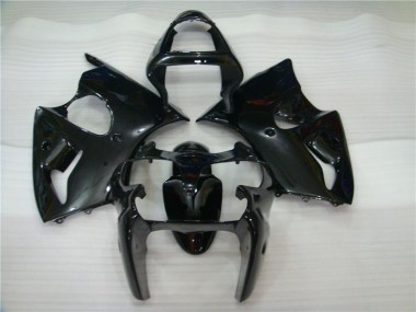 Brillante Negro Carenado Kawasaki ZX6R 2000-2002