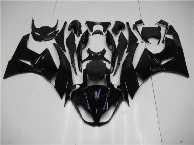 Brillante Negro Carenado Kawasaki ZX6R 2009-2012