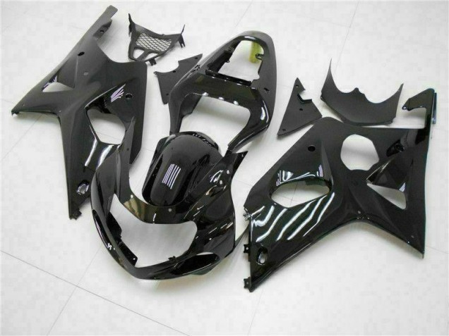 Brillante Negro Carenado Suzuki GSXR 1000 K1 2000-2002 Brillante Negro Carenado Suzuki GSXR 1000 K1 2000-2002