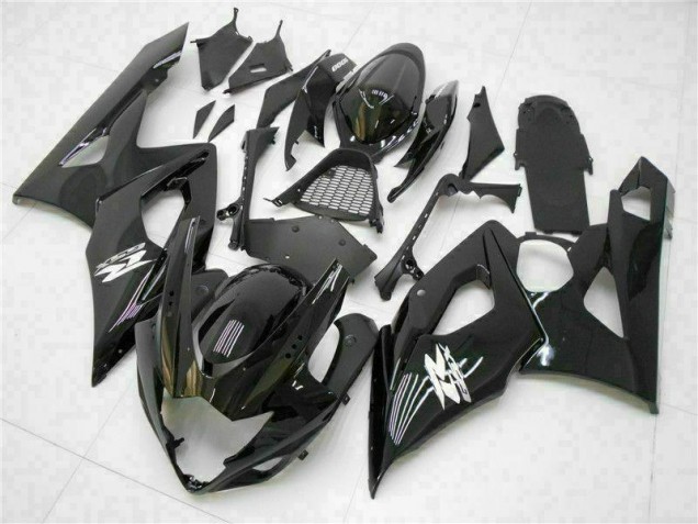Brillante Negro Carrocería Suzuki GSXR 1000 K5 2005-2006 Brillante Negro Carrocería Suzuki GSXR 1000 K5 2005-2006