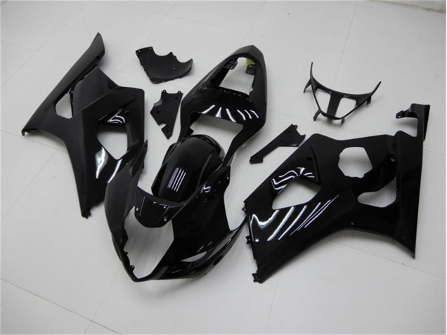 Brillante Negro Inyección Kit Carenado Suzuki GSXR 1000 K3 2003-2004 Brillante Negro Inyección Kit Carenado Suzuki GSXR 1000 K3 2003-2004