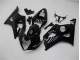 Brillante Negro Inyección Kit Carenado Suzuki GSXR 1000 K3 2003-2004 Brillante Negro Inyección Kit Carenado Suzuki GSXR 1000 K3 2003-2004
