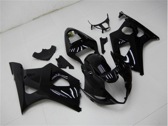 Brillante Negro Inyección Kit Carenado Suzuki GSXR 1000 K3 2003-2004 Brillante Negro Inyección Kit Carenado Suzuki GSXR 1000 K3 2003-2004