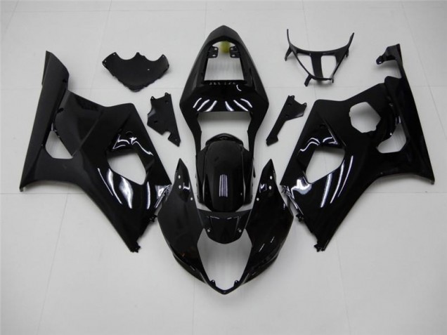 Brillante Negro Inyección Kit Carenado Suzuki GSXR 1000 K3 2003-2004 Brillante Negro Inyección Kit Carenado Suzuki GSXR 1000 K3 2003-2004